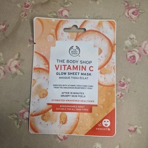 The Body Shop Vitamin C Glow Sheet Mask ~ 18 ml ~ All Skin Types - Picture 1 of 1