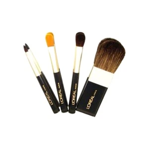 Juego de 4 brochas de viaje Loreal Makeup Artiste nuevo en paquete - Imagen 1 de 1