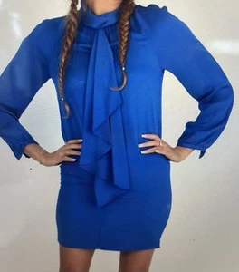 Michael Kors Blue Silk Dress XS - Picture 1 of 10