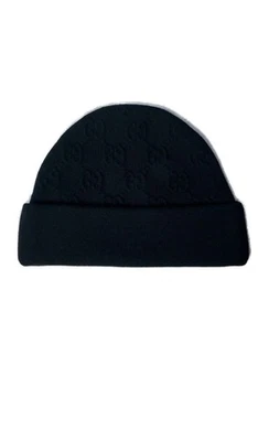 Gorro Gucci Gg Hombre Jacquard Talla M Negro Foto 1 de 3