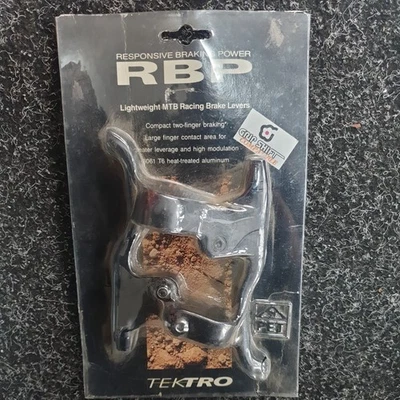 Tektro 366A  Retro MTB/Road Brake Levers, black, Good Condition! nos  - Image 1 of 4