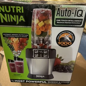 Nutri Ninja Personal Blender Auto IQ BL4382 3 Tassen Originalverpackt Nie Benutzt Modell 2014 - Bild 1 von 2