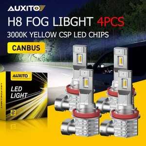 Replace Halogen H8 H9 H10 9140 9045 9145 LED Fog Light Bulbs Kit DRL CANBUS USA - Picture 1 of 18