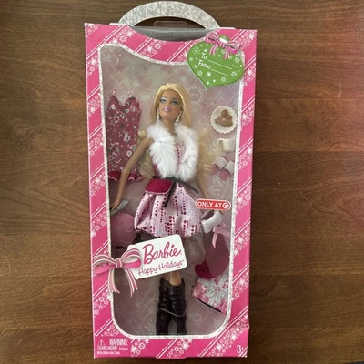 MUÑECA BARBIE HAPPY HOLIDAYS 2009 TARGET EXCLUSIVA T4316 NUEVA EN CAJA Foto 1 de 4