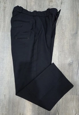 ELBECO Police/Security Uniform Pants Navy Blue 100% Wool - Size 34R - Image 1 of 4