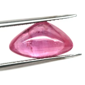 5.20 CT. Heated Pink Ruby Madagascar Trillion Cabochon - Picture 1 of 4