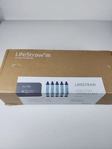 LifeStraw Personal Water Filter for Hiking, Camping, Travel and Emergency 5 Pack - Picture 1 of 4