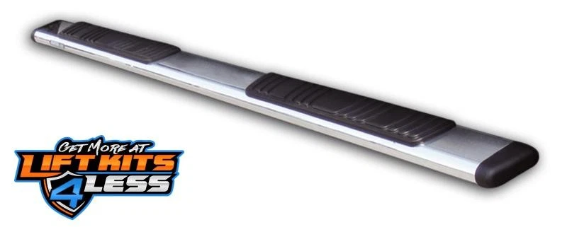 Escalones laterales de bajo perfil Go Rhino 650075PS 5 OE Xtreme - 75 largos - acero inoxidable Foto 1 de 4