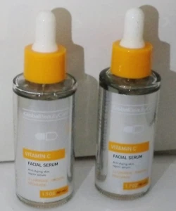 2 Global Beauty Vitamin C  Anti Aging Repair Serum  1.7oz 50ml Each - Picture 1 of 1