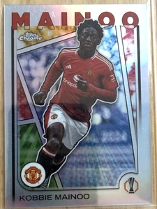 Kobbie Mainoo Hero Variation 2024-25 Topps Chrome UEFA Soccer (1:682 hobby) - Picture 1 of 2