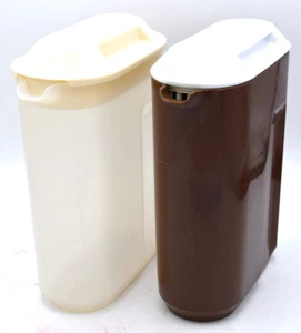 Vintage Rubbermaid Slim Servin Saver Beverage Container Pitcher Fridge Door Lot - Picture 1 of 7