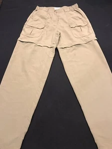 L.L.Bean Convertible Pants Womens Sz.S Reg-nylon-Tan/Khaki-Supplex O CFL3 - Picture 1 of 12