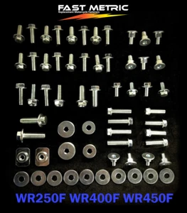 78 PIEZAS KIT DE PERNOS DE CARROCERÍA DE PLÁSTICO FASTMETRIC WR250F WR450F WR426F WR400F - Imagen 1 de 2