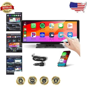 10.26in Wireless Carplay Screen with Backup Camera Support - Easy Installation - Imagen 1 de 9