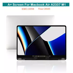 For Macbook Air A2337 2020 M1 LCD Display Screen Assembly EMC 3598 13.3in Sliver - Picture 1 of 12