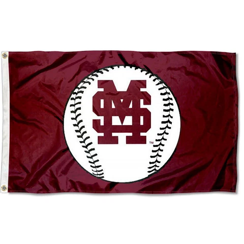 Mississippi State University Bulldogs Baseball 3x5 Foot Flag Cover