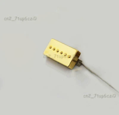 Humbucker Sized P90 Alnico 2 single Coil Pickup R90 Electric Guitar Nickel Gold - Image 1 of 3