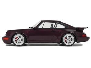 1992 Porsche 911 Turbo S Purple 1/12 Diecast Model Car GT Spirit CARZ - Picture 1 of 5