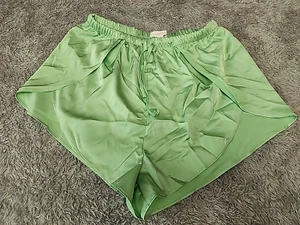 Colsie Light Green Satin PJ Short XS - Picture 1 of 6