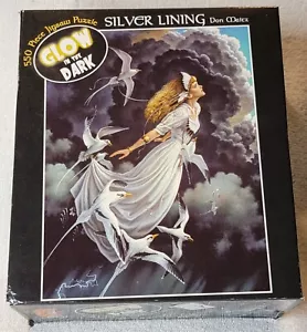Glow In Dark Silver Lining By Don Maitz Puzzle , All Pieces Included - Picture 1 of 3