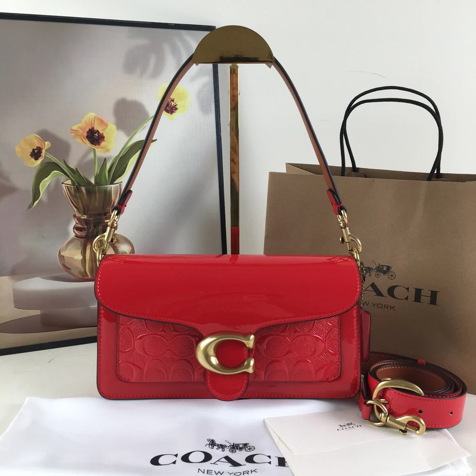 COACH Tabby Shoulder Bag 26 In Signature Leather Black CM554 Outlet