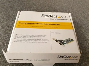 StarTech 1 Port PCI RS232 Serial Adaptor Card with 16550 UART - Picture 1 of 2