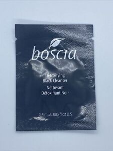 Boscia Detoxifying Black Cleanser 2.5 ml Foil SAMPLE - Brand New