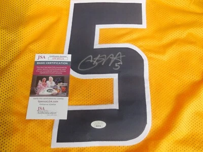 Pat White signed West Virginia WVU Mountaineers XL jersey JSA COA Eers Dolphins - Image 1 of 3
