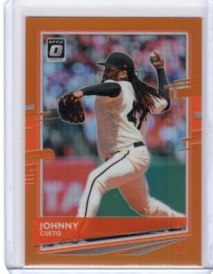 Donruss #101 2020 Johnny Cueto Baby Shark Emoji San Francisco Giants Foto 1 de 2