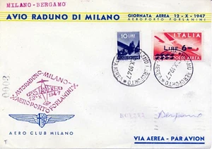 Avio Raduno di Milano - Giornata Aerea (12.10.1947) - Aeroporto Forlanini (I) - - Foto 1 di 2