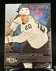 2020-21 Metal Universe All-Stars Skill #196 Chris Kreider New York Rangers - Picture 1 of 2