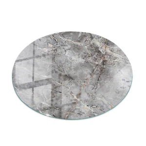 Tischplatte Für Esstisch Gehärtet Glas Glastisch Natürliches Marmormuster fi90 - Bild 1 von 7