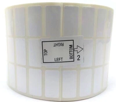 Datamax ONeil 1" x 0.5" Direct Thermal Barcode Label Genuine ECL0653-10 - 1 Roll - Image 1 of 4
