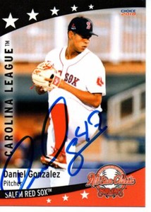 Daniel Gonzalez 2018 Salem Red Sox Carolina League All Star Game Signed Card