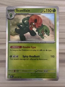 Pokémon JCC Scovillain SV03: Llamas de Obsidiana 025/197 Holo Raro - Imagen 1 de 2