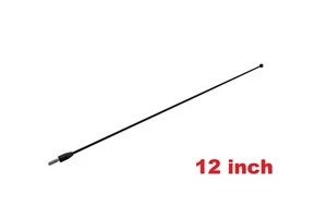 12" Black Stainless Antenna Mast Power Radio AM/FM for HONDA CR-V 1997-2001 New - Picture 1 of 7