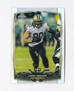 2014 Topps Chrome Refractors #67 Jimmy Graham New Orleans Saints Hurricanes - Picture 1 of 2