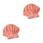 1/2/3 Women Hair Fast Drying Towel Bath Hat Bowknot Casual Style Shower Cap