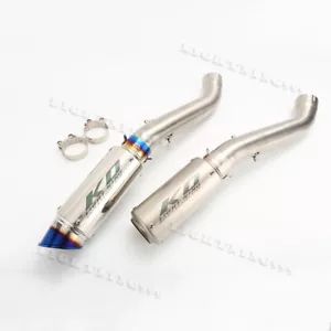 Silenciador de tubo medio sistema de escape 2" para Aprilia Tuono V4 1100 RR Misano 2017-2020 - Imagen 1 de 12