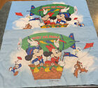 Vintage Set Of (2) Walt Disney Air Mobile Mickey & Minnie Mouse Pillowcases