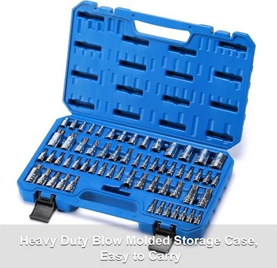Master Torx Bit Socket and Female External Torx Socket Set, CR-V&S2 Steel 60PCS - Image 1 of 4