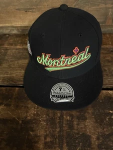 Herren Mitchell & Ness Montreal Expos Topps EXC Mütze Liberty nicht verstellbar Kappe Größe 7 1/4 - Bild 1 von 5