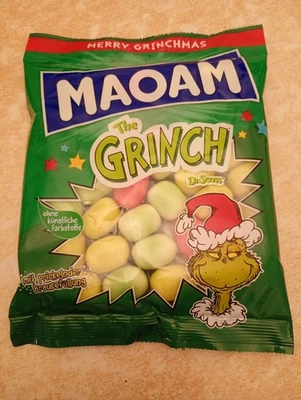 Haribo ! Maoam Kracher ! Motiv Grinch ! Merry Grinchmas ! 175 g - Bild 1 von 2