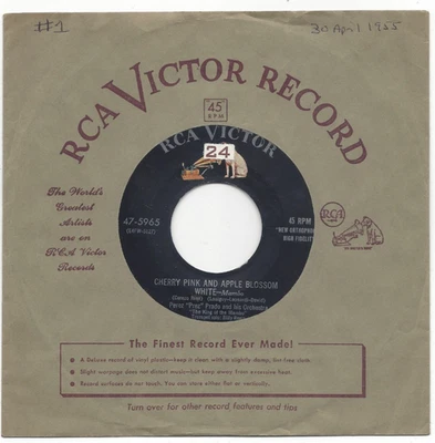 PEREZ PRADO, "CHERRY PINK AND APPLE BLOSSOM WHITE" - Image 1 of 3