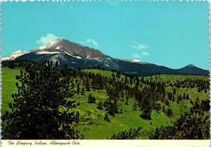 The Sleeping Indian Mountain Formation, Allenspark, Colorado Postcard c1971 - Picture 1 of 2