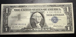 Series 1957 A $1 Bill Silver Certificate - Picture 1 of 2