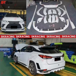 Unpainted FRP Front Rear Lip Side Skirts Kits Fits Lexus RX350 450h Sport 20-22  - Picture 1 of 23