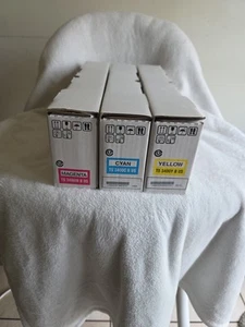 Muratec TS 3400 Toner Cartridge Set – Cyan, Magenta & Yellow – New in Box - Picture 1 of 7