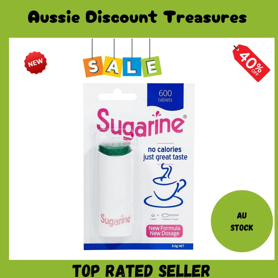 6x Sugarine Sweetener Tablets 600pk