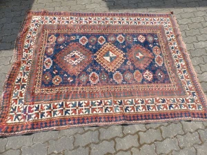 Alfombra antigua caucásica 210 cm x 160 cm - Imagen 1 de 6